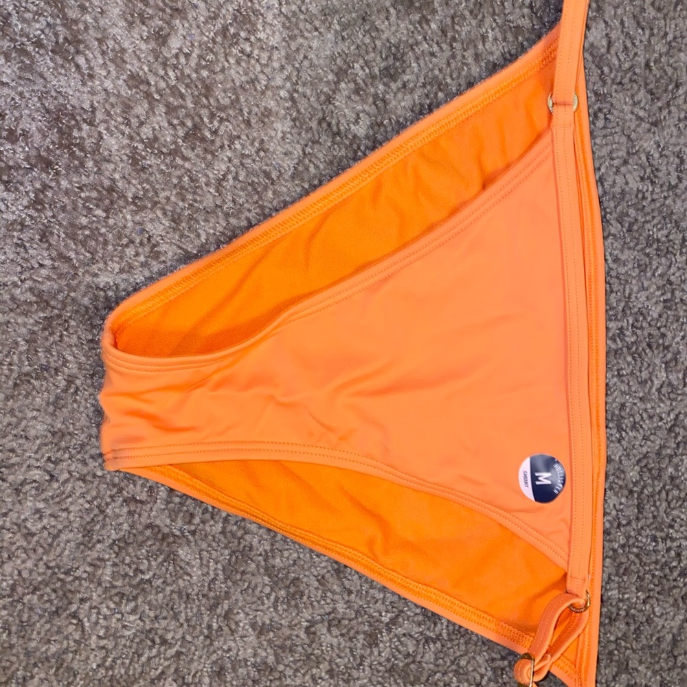 hollister orange bikini bottom